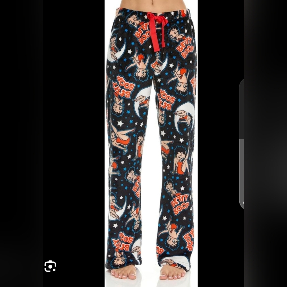 Betty‎ Boop Moon & Stars Flannel Pant